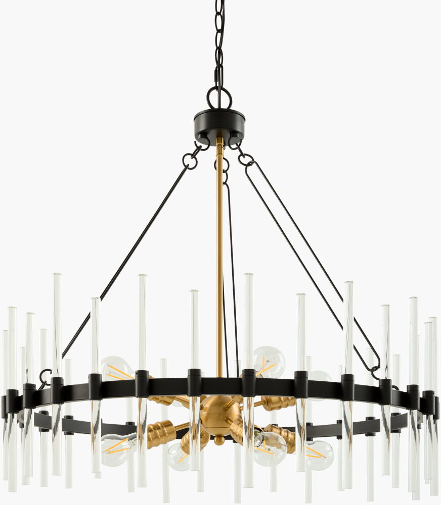 Solenne Chandelier, by Surya, 30" length x 30" width x 31" height