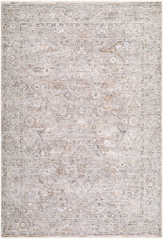 Seclusion Machine Woven Rug, by Surya, 7'4.58" length x 4'11.84" width