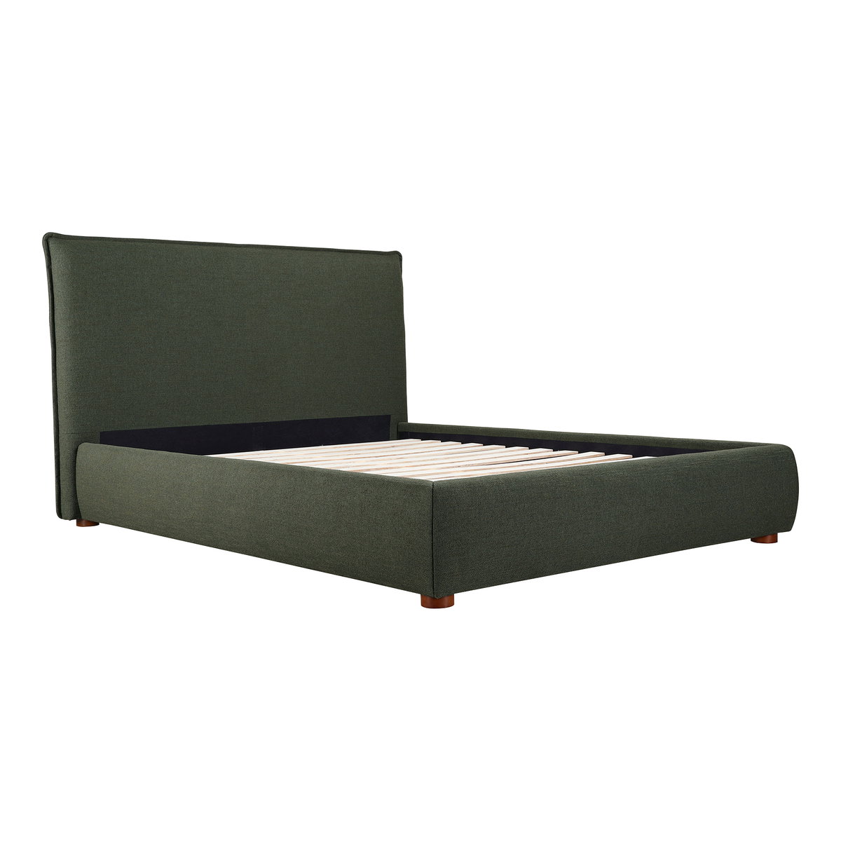 Luzon King Bed Deep Forest, by Moe's Home, 85.5" width x 45.5" height x 88.5" depth View 4