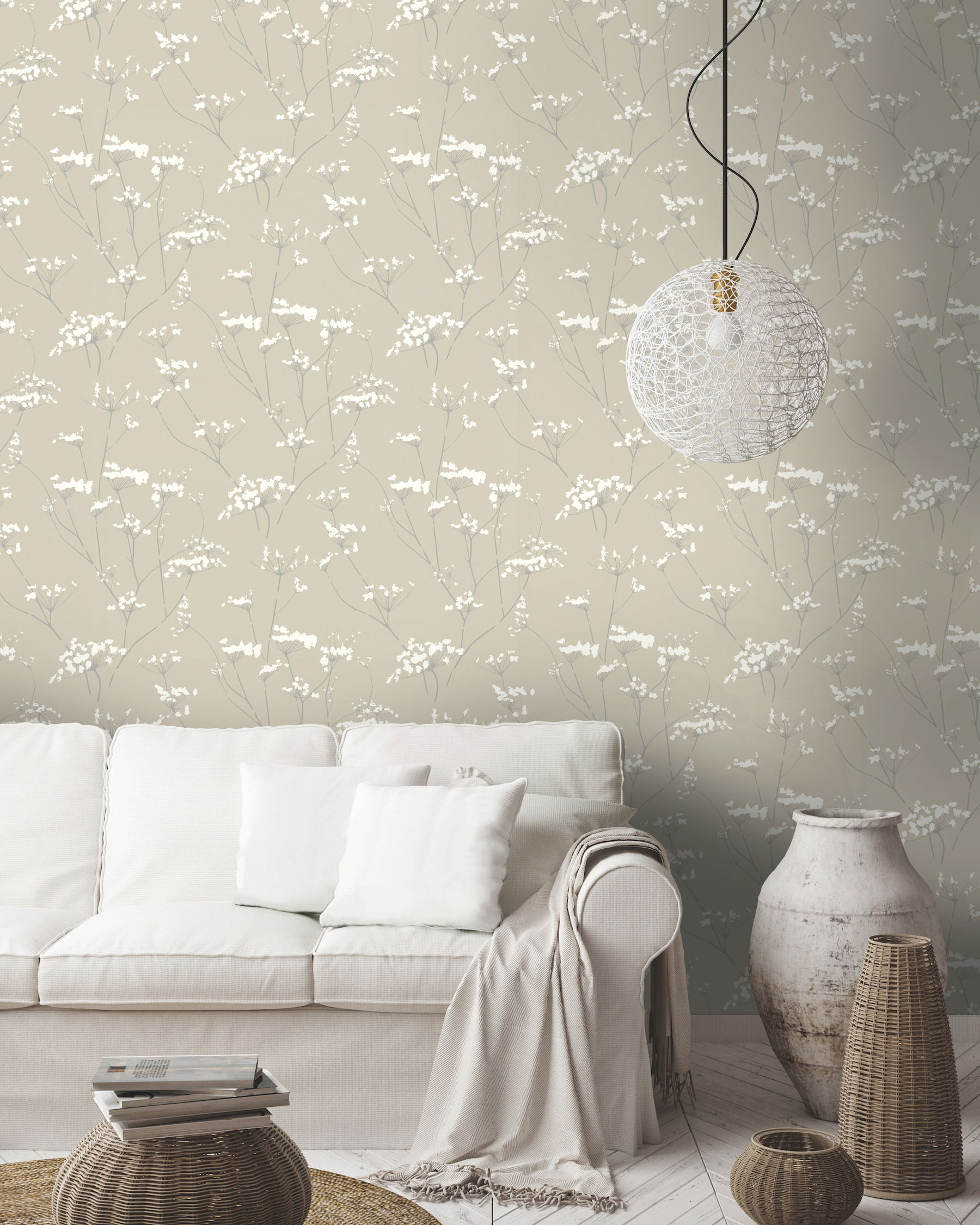 Enchanted Tan Wallpaper large image 