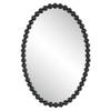 Serna Black Oval Mirror, by Uttermost, 20" width x 30" height x 1.75" depth thumbnail 1