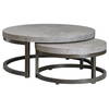 Aiyara Gray Nesting Tables Set/2, Side & End Table by Uttermost, 42.5" width x 18" height x 42.5" depth thumbnail 1