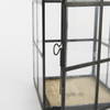 Gamfield  Medium Black Metal and Glass Lantern, Lighting by Mercana, 6.1" length x 6.1" width x 13.39" height thumbnail 11