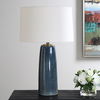 Submerged Deep Blue Table Lamp thumbnail 3