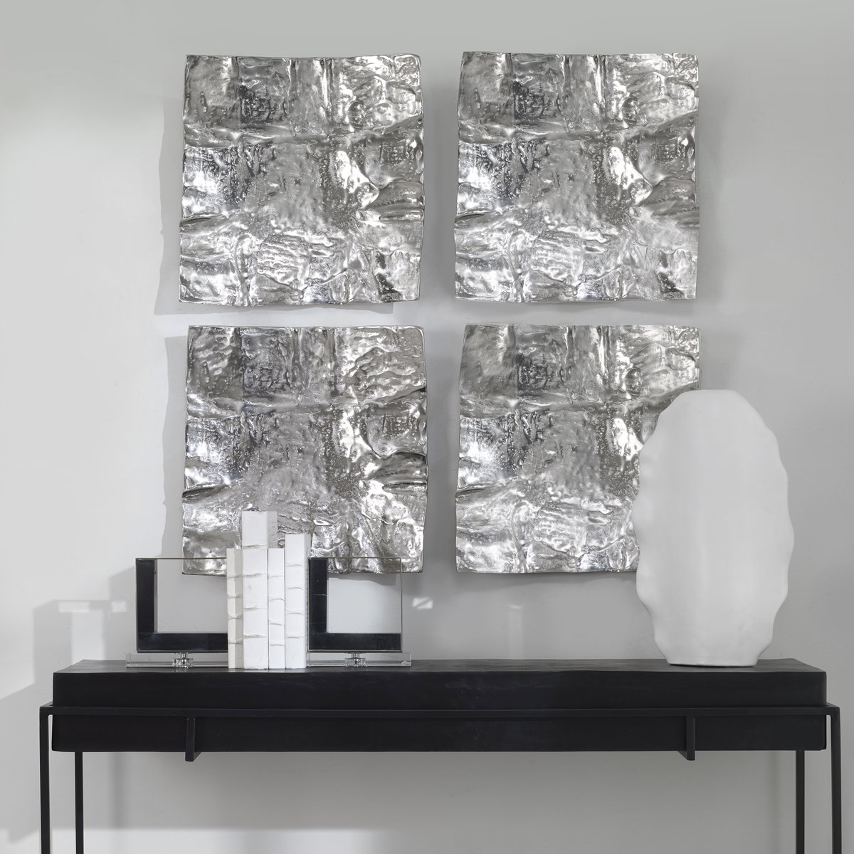 Archive Nickel Wall Decor, Art by Uttermost, 19" width x 19" height x 4" depth View 8