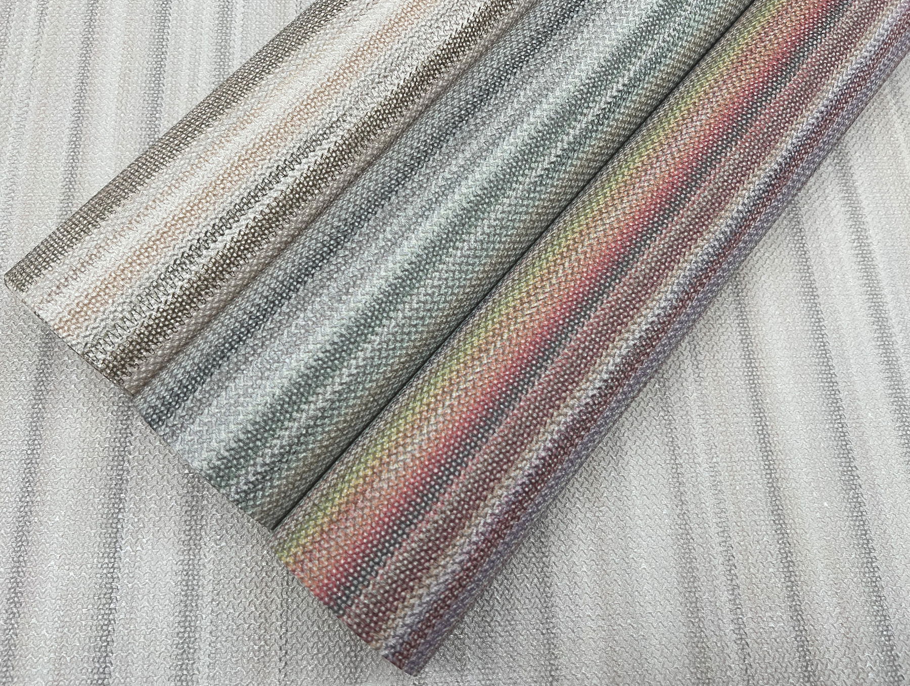 Striped Sunset Glitter Blue Wallpaper large image 