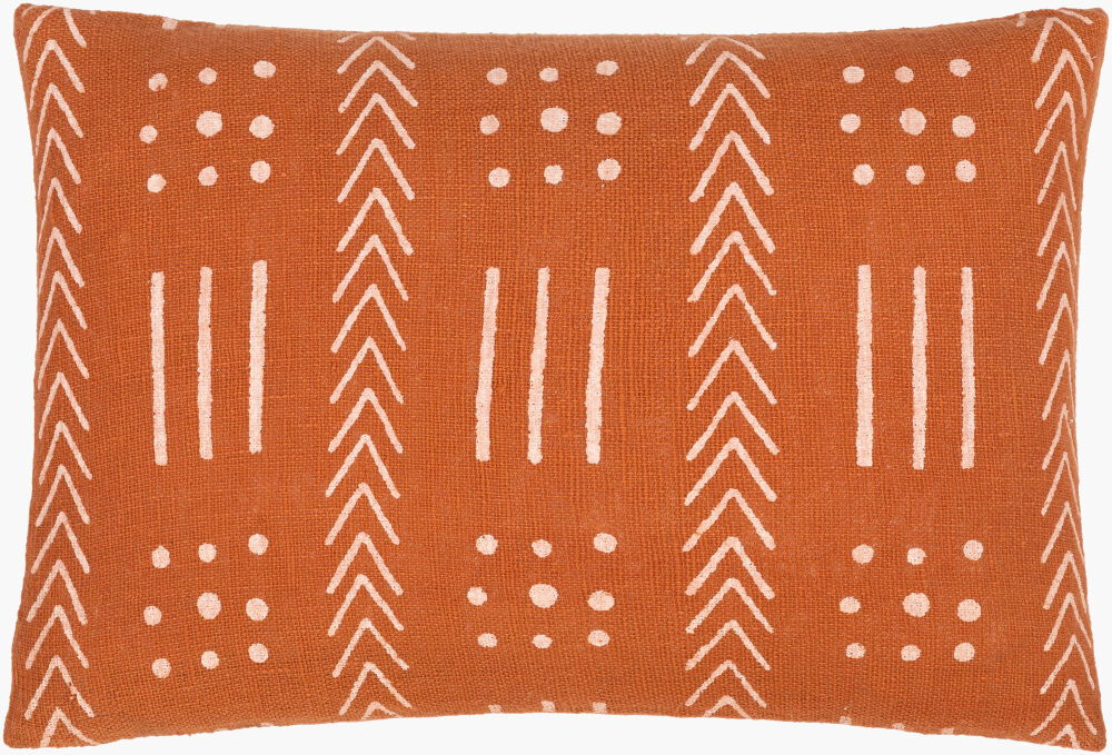 Malian Lumbar Pillow, Decorative Pillow by Surya, 14" length x 22" width