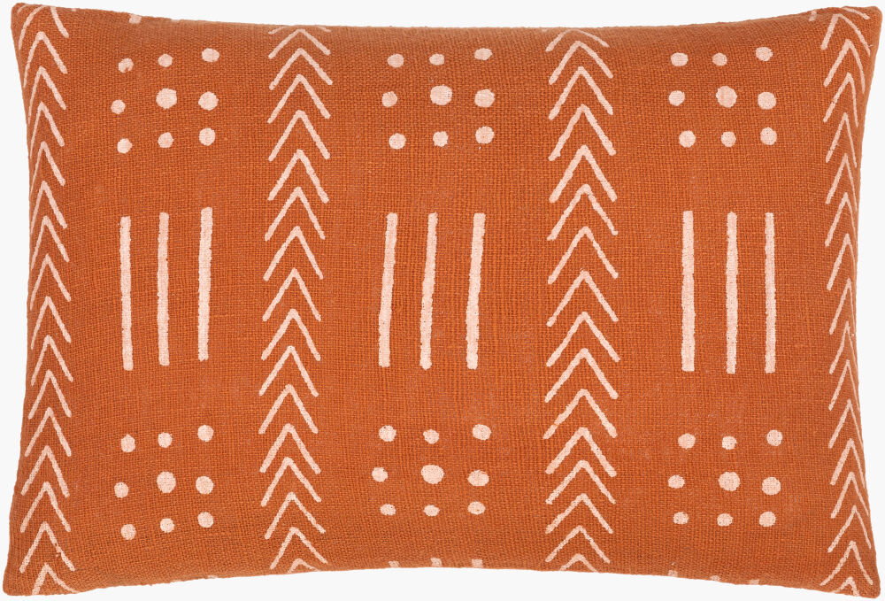 Malian Lumbar Pillow, Decorative Pillow by Surya, 14" length x 22" width