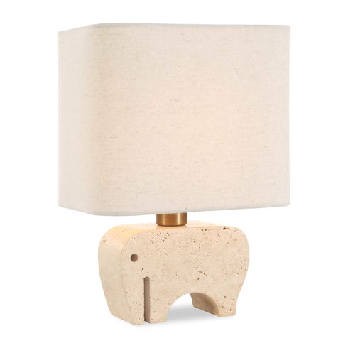Tusk Travertine Accent Lamp