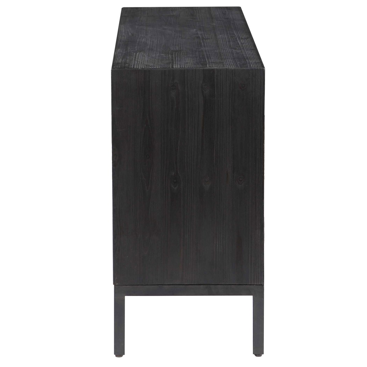 Aiken Dark Walnut 2 Door Cabinet, Cabinets & Chest by Uttermost, 43.25" width x 31.12" height x 16" depth View 8