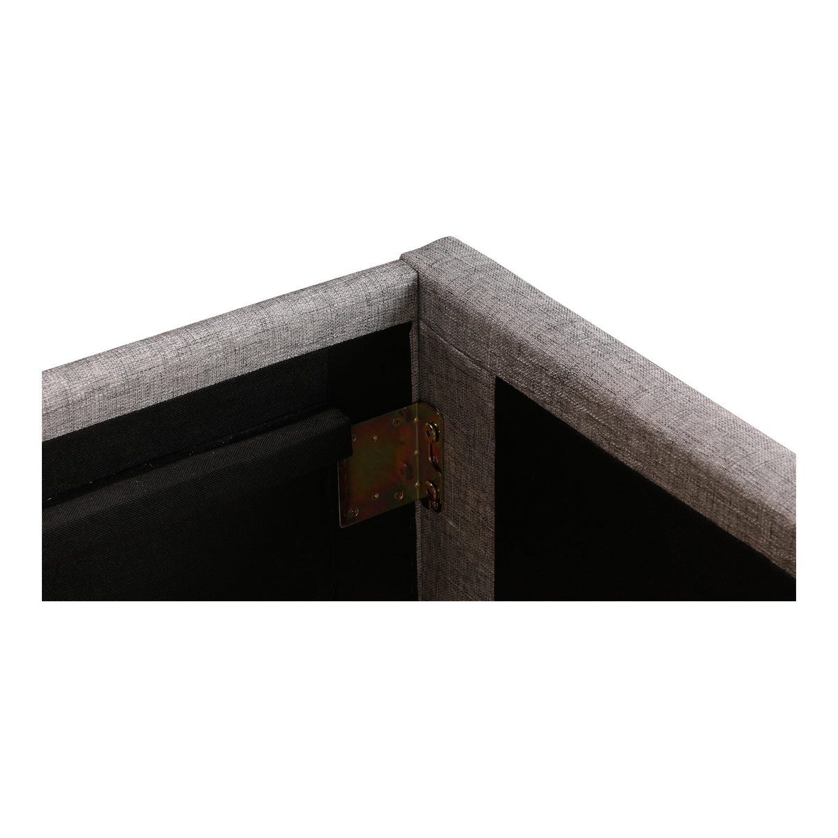 Takio Queen Bed Light Grey, by Moe's Home, 65" width x 44.5" height x 87" depth View 12