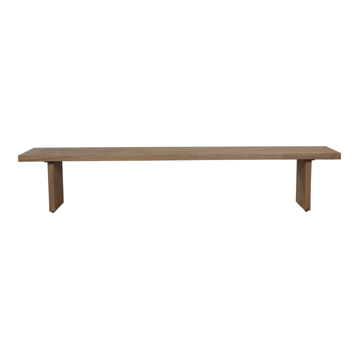 Koshi Bench Sandblasted Amber Oak, Benche by Moe's Home, 92" width x 17.7" height x 15.75" depth View 1