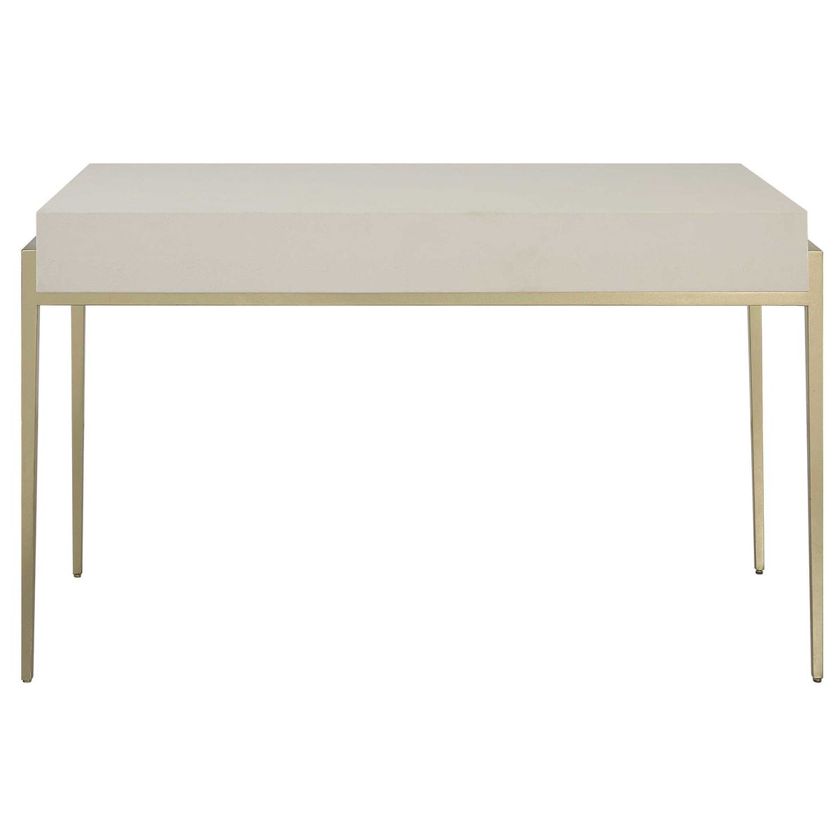 Jewel Modern White Desk, by Uttermost, 48" width x 30" height x 22" depth View 8
