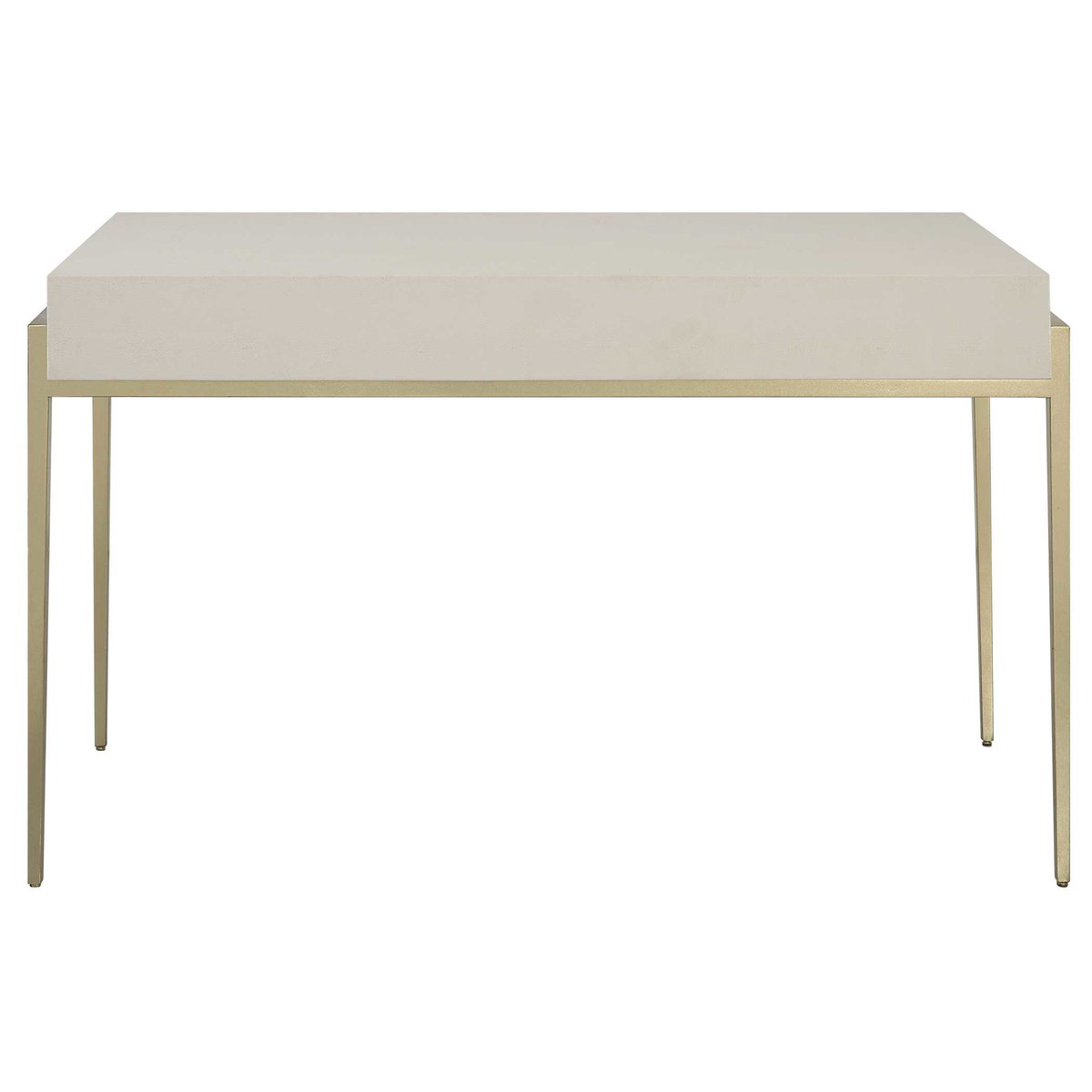 Jewel Modern White Desk, by Uttermost, 48" width x 30" height x 22" depth View 8