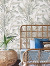Banana Leaf White & Cream Wallpaper thumbnail 2