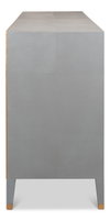 Gabriella Chest Of Drawers  Storm Grey, by Sarreid, 1'10" length x 6'4" width x 3'4" height thumbnail 4