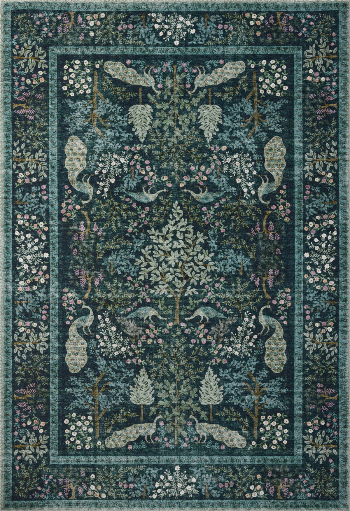 Rifle Paper Co. x Loloi Canopy Rug, 2'3" length x 3'9" width View 1