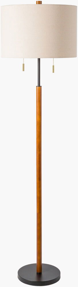 Dame Accent Floor Lamp, by Surya, 16" width x 62" height