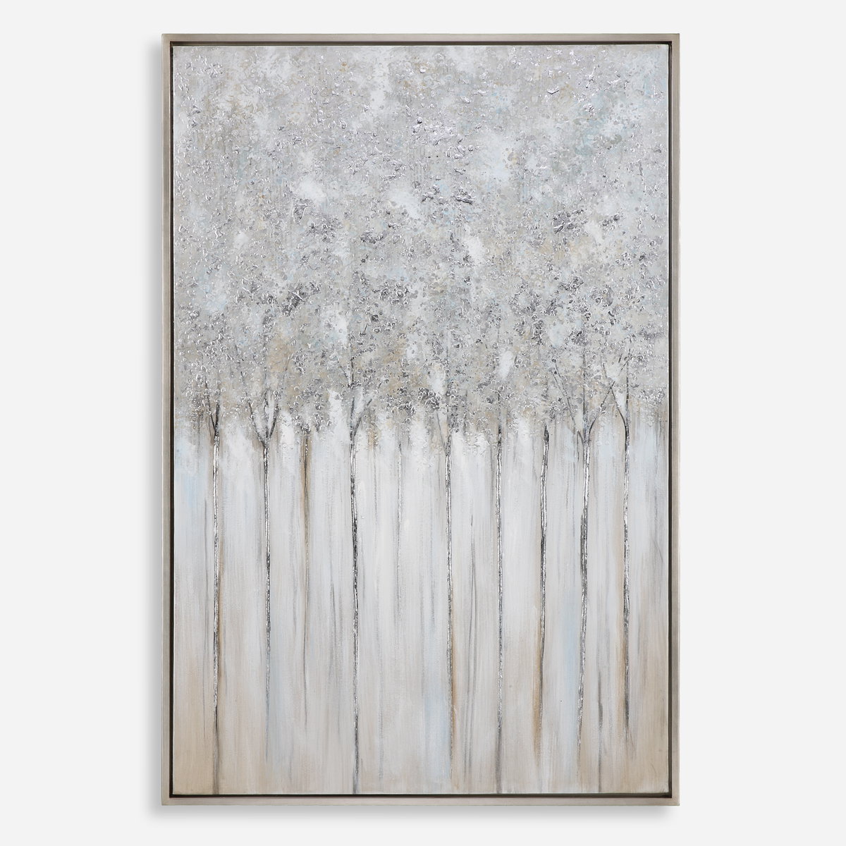 Strength In Numbers Abstract Art, Painting by Uttermost, 41.75" width x 61.75" height x 1.75" depth View 1