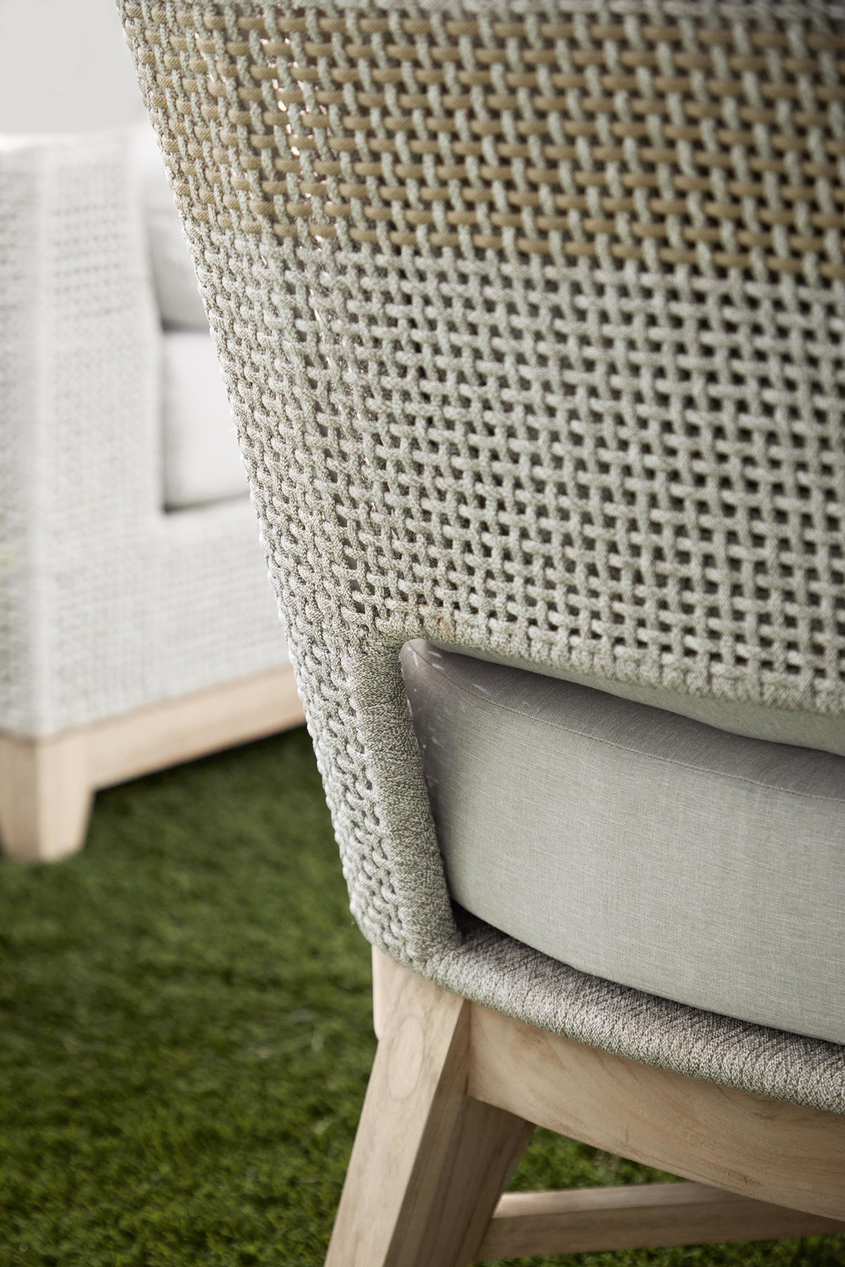 Tapestry Outdoor Club Chair, Accent Chair by Essentials for Living, 29" width x 33" height x 34" depth View 9