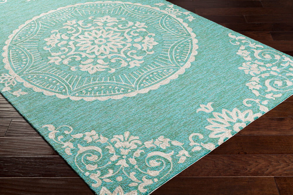 Rain Handmade Rug, by Surya, 1'6" length x 1'6" width