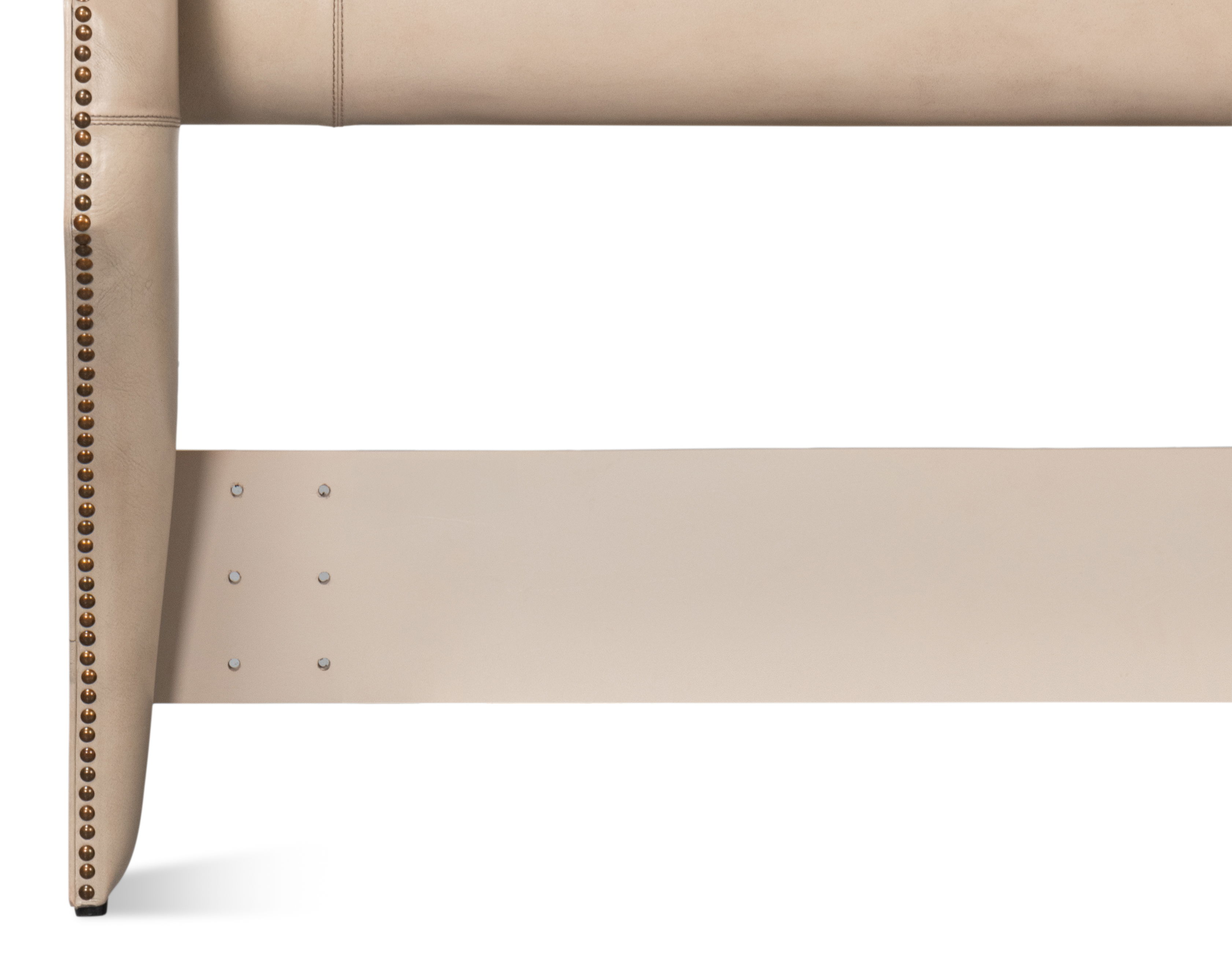 Dowry Equestrian Headboard  Queen  Taupe large image 