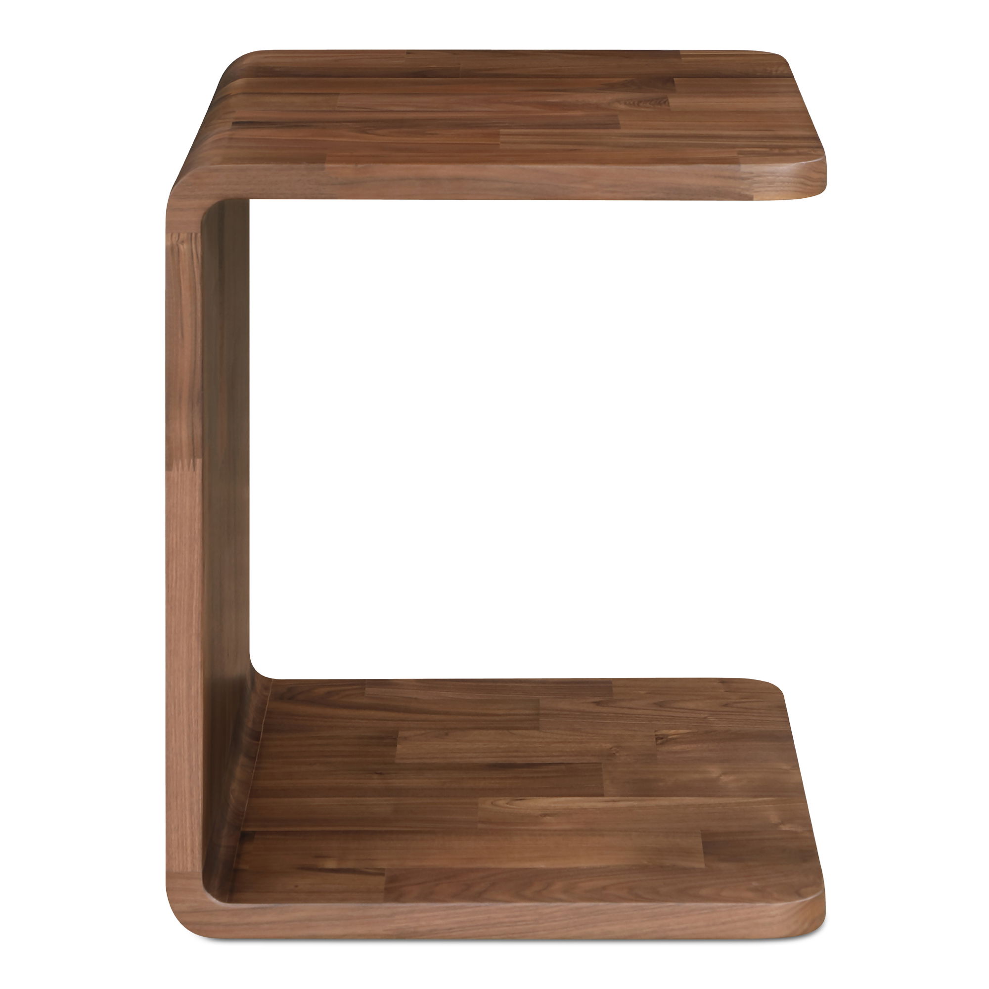Carrie Side Table Walnut, Cabinets & Sideboard by Moe's Home, 20.5" width x 22.7" height x 18.5" depth View 1