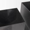 Medina Antiqued Black Metal Planters  (Set of 2), by Mercana, 9.45" length x 9.45" width x 11.02" height thumbnail 6