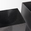 Medina Antiqued Black Metal Planters  (Set of 2), by Mercana, 9.45" length x 9.45" width x 11.02" height thumbnail 6