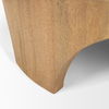 Shima Round Light Brown Wood with Arched Legs Coffee Table thumbnail 9