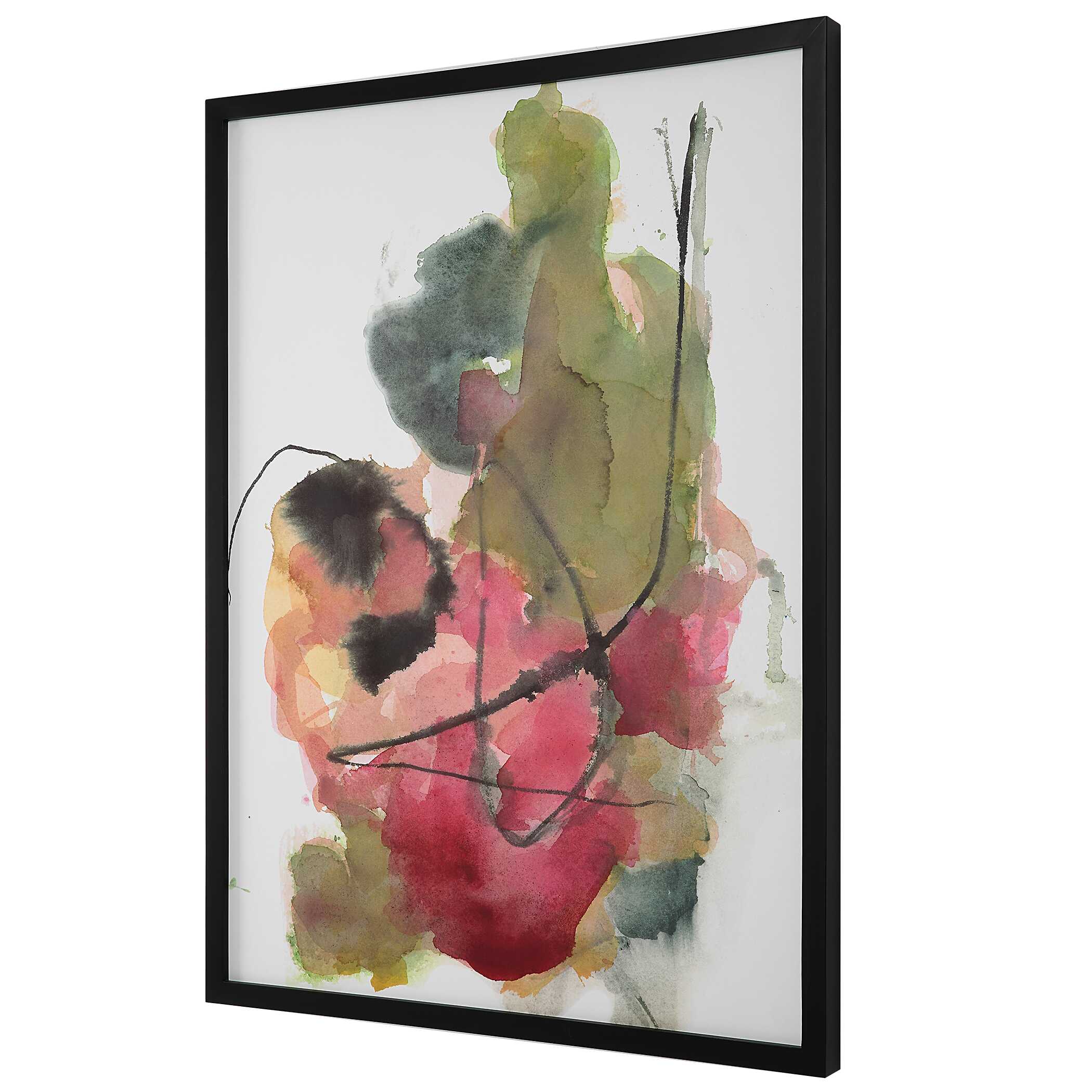 Euphoria Abstract Art Print, Painting by Uttermost, 38.25" width x 52.25" height x 2" depth View 5