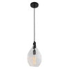 Campester 1 Light Watered Glass Mini Pendant, by Uttermost, 8.5" width x 1'2.25" height x 4.12" depth thumbnail 5
