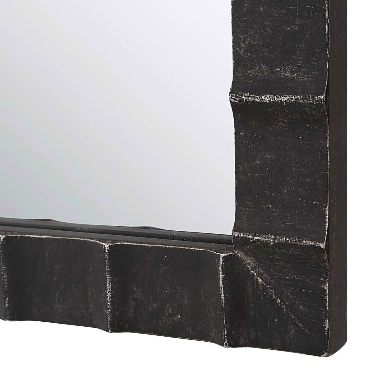 Dandridge Black Arch Mirror, by Uttermost, 24" width x 39" height x 1.13" depth View 6