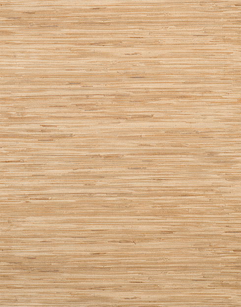 Lustrous Grasscloth Yellow Wallpaper