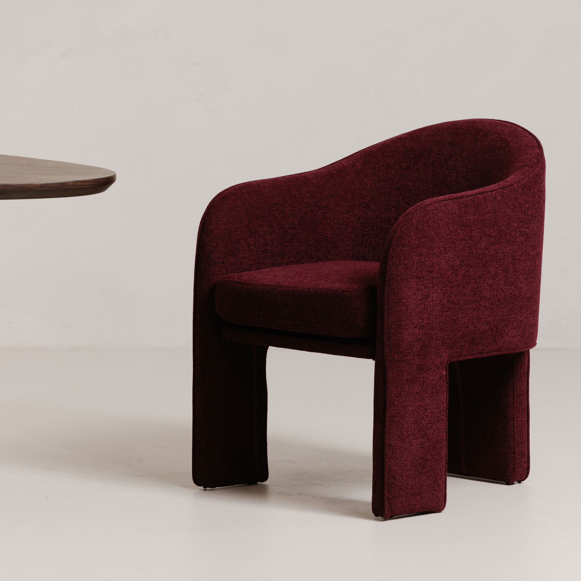 Clara Dining Chair Plum large image 