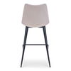 Alibi Bar Stool Beige-set Of Two, Counter & Bar Stool by Moe's Home, 17.7" width x 40.9" height x 20" depth thumbnail 5