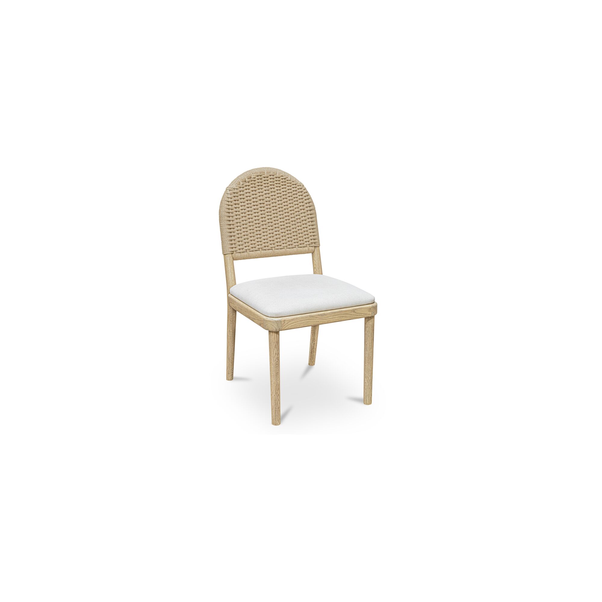 Claire Dining Chair Natural-set Of Two, by Moe's Home, 20.8" width x 35.1" height x 22" depth View 2