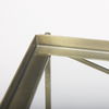 Trey  Gold Metal with Glass Console Table thumbnail 7