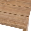 Zahara Outdoor Coffee Table Natural, by Dovetail, 56.2" width x 14.37" height x 31.5" depth thumbnail 4