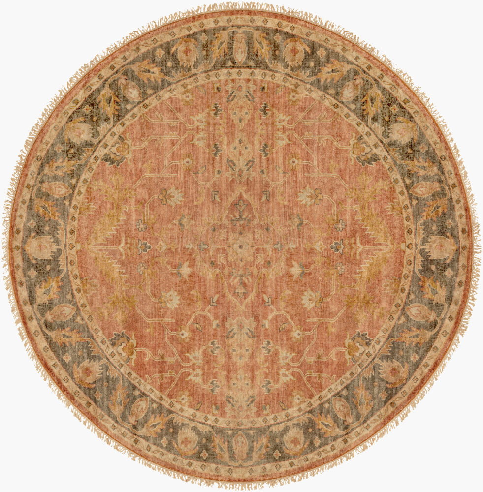 Hillcrest Handmade Rug, by Surya, 8' length x 8' width