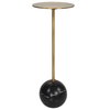 Gimlet Brass Drink Table, Furniture by Uttermost, 8.5" width x 22" height x 8.5" depth thumbnail 4