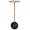 Gimlet Brass Drink Table, Side & End Table by Uttermost, 8.5" width x 22" height x 8.5" depth thumbnail 4