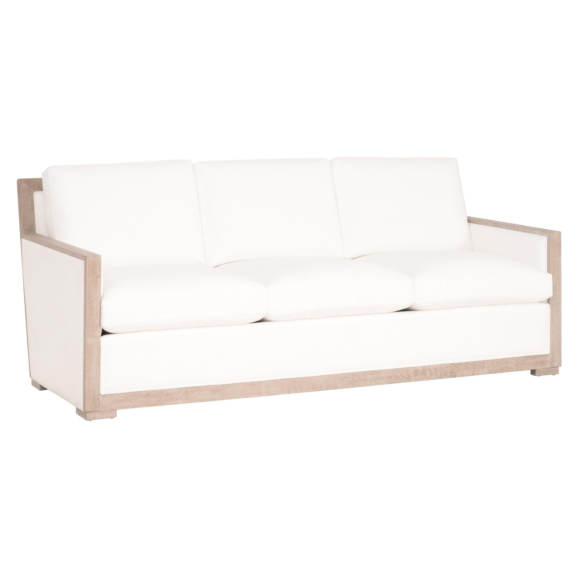 Manhattan 85' Wood Trim Sofa Manhattan 85' Wood Trim Sofa large image
