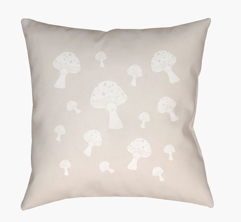 Mushrooms Accent Pillow