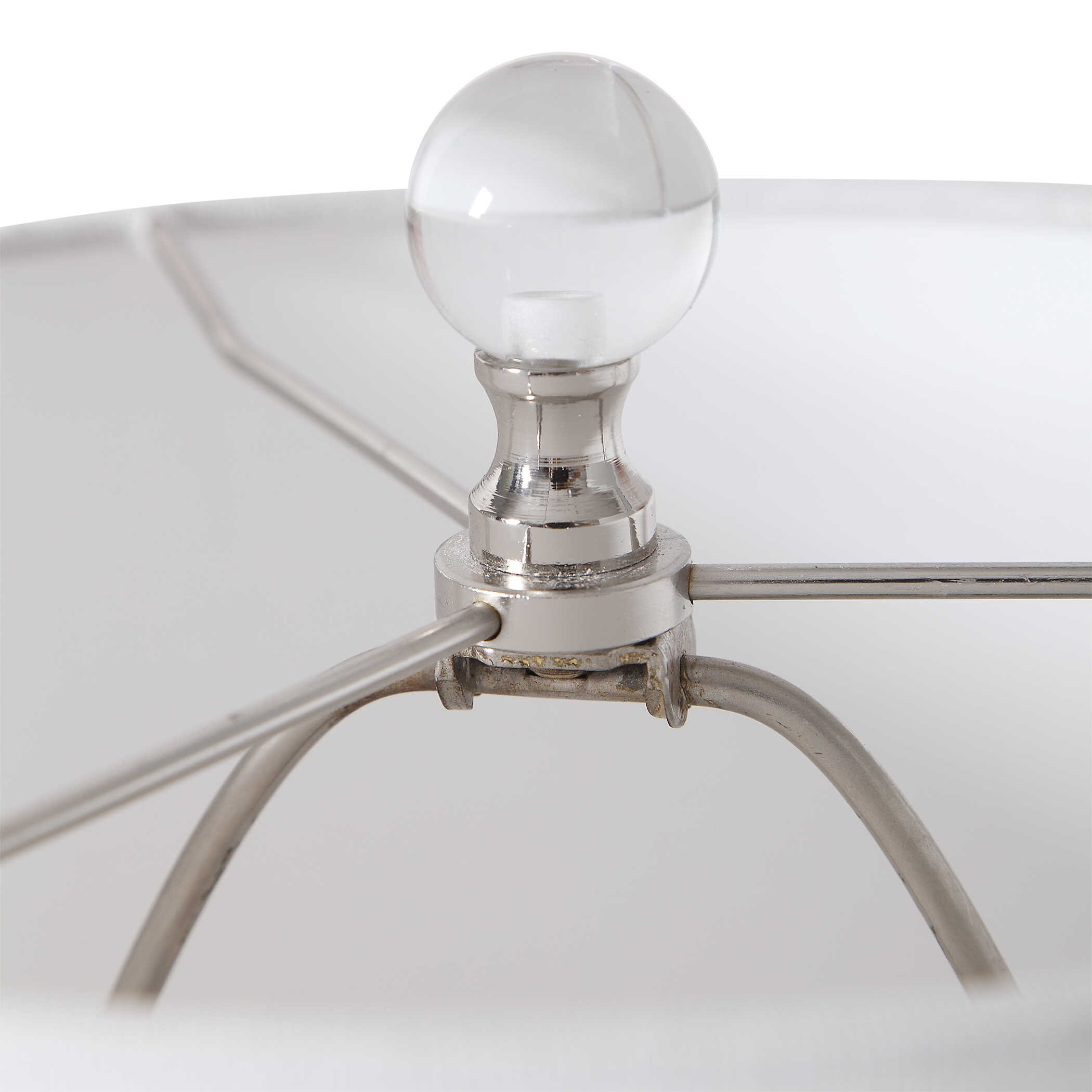 Piers Mottled Blue Buffet Lamp, by Uttermost, 10" width x 33.25" height x 10" depth View 7