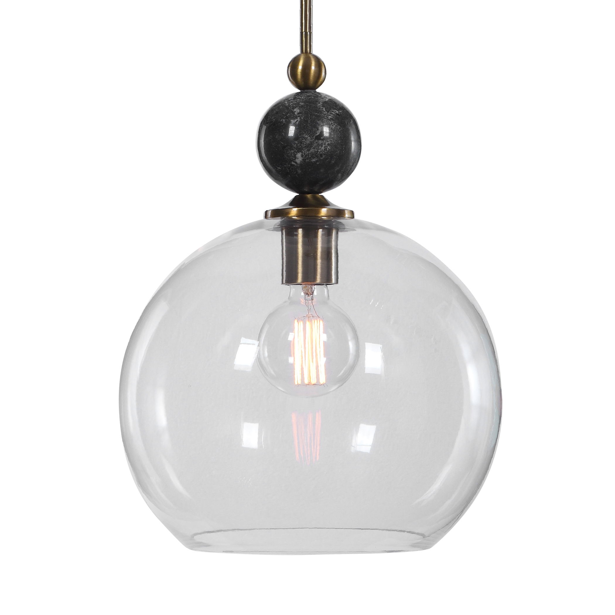 Mendota 1 Light Glass Pendant large image 