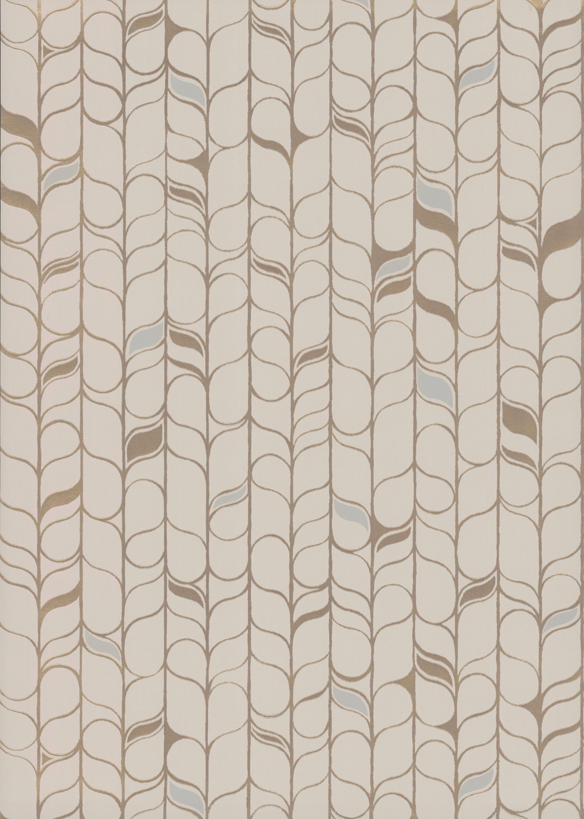 Perfect Petals Beige & Gold Wallpaper, by York Wall, 32'9.48" length x 1'8.8" width x 0.02" depth