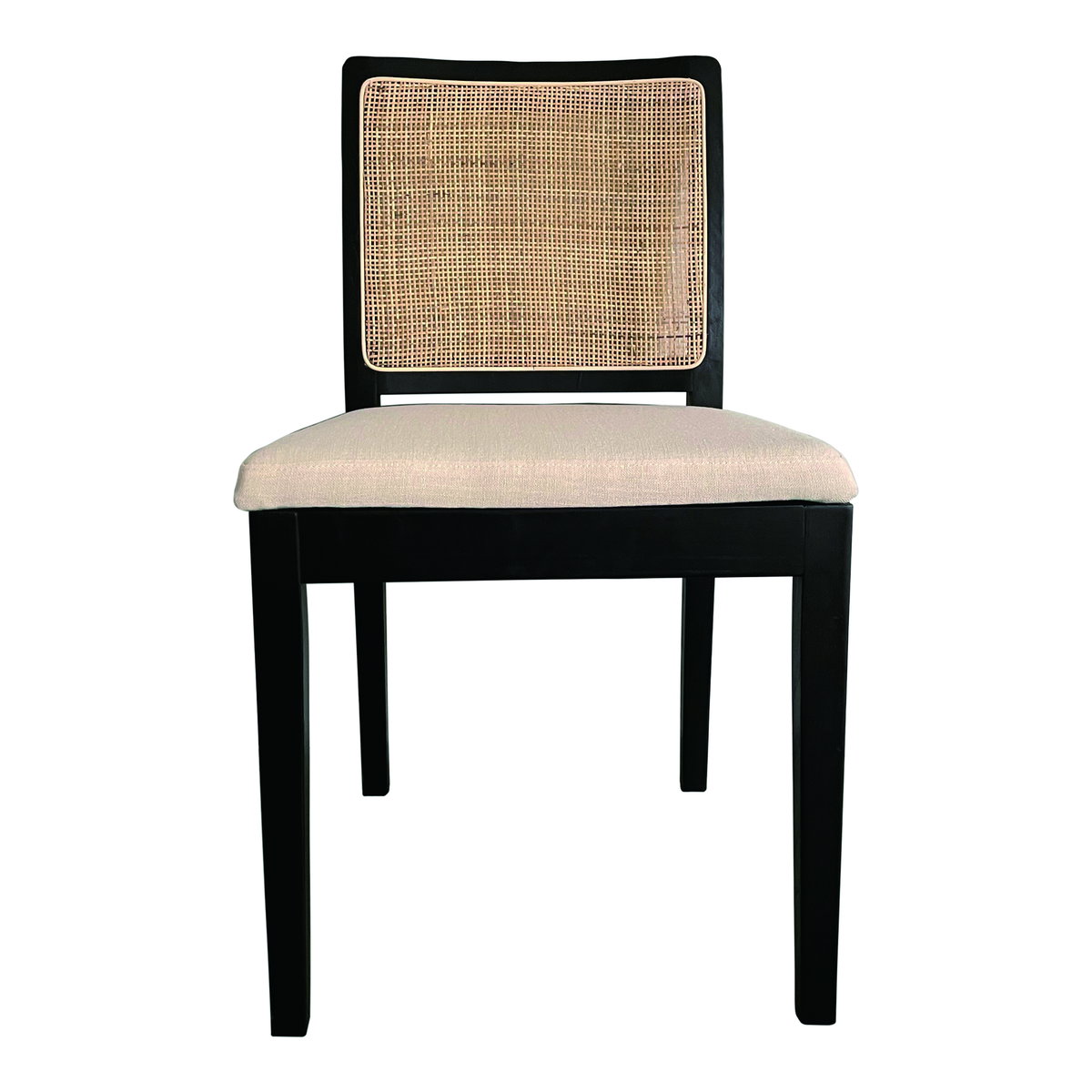 Orville Dining Chair Black - Set Of Two, by Moe's Home, 18.5" width x 33" height x 16.5" depth View 3