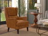 Elite Wing Lounge Chair  Cuba Brown, by Sarreid, 3' length x 2'4" width x 3'4" height thumbnail 14