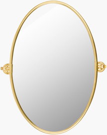 Online Designer Bathroom Burnish Accent Mirror